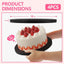 Tambor pastel 10pulg base negra 1.27cm soporte