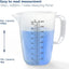 Jarra medición 1gal 134oz plástico grado alimenticio
