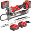 Kit grasa eléctrica 2en1 12000psi 5.3oz/min manguera 39.4”