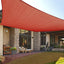 Toldo rectangular 20x20ft para patio color rojo