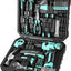 Set 126 Pzas Taladro Inalámbrico 8V Kit Herramientas