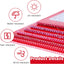 7 Letreros Casa Abierta 18x24pulg Doble Cara Rojo