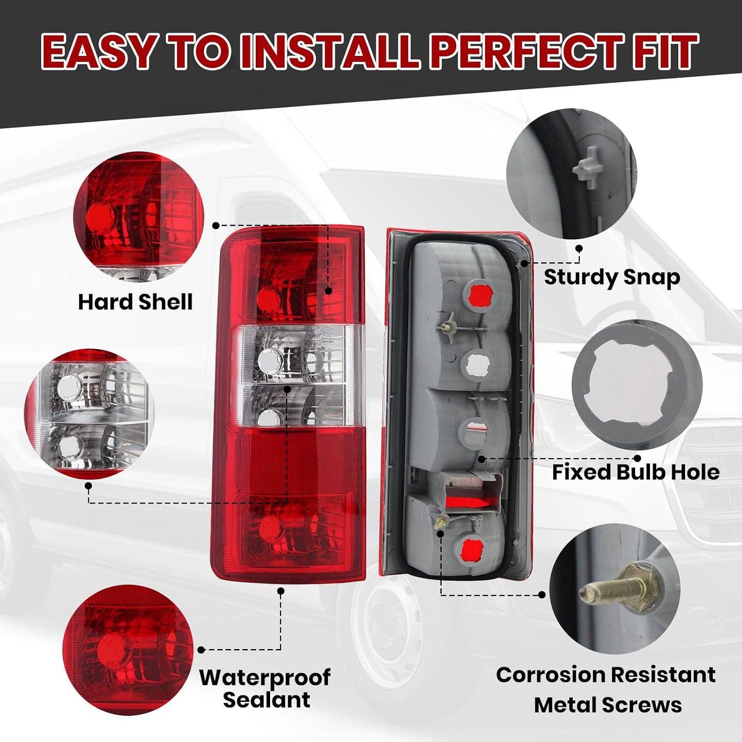 Conjunto luz trasera Ford Transit Connect 9T1Z13405A
