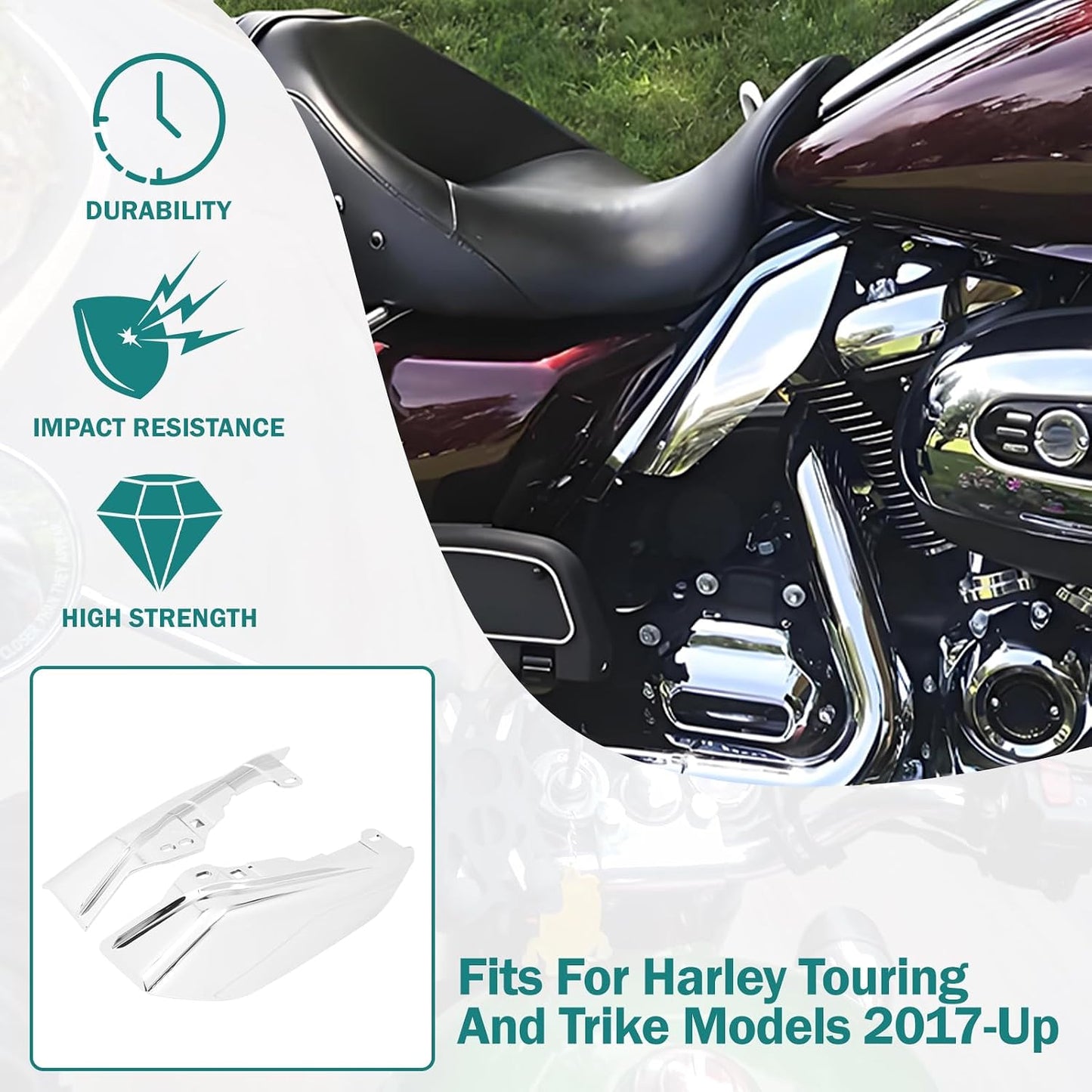 Deflector aire marco medio para Harley Touring 2017-23