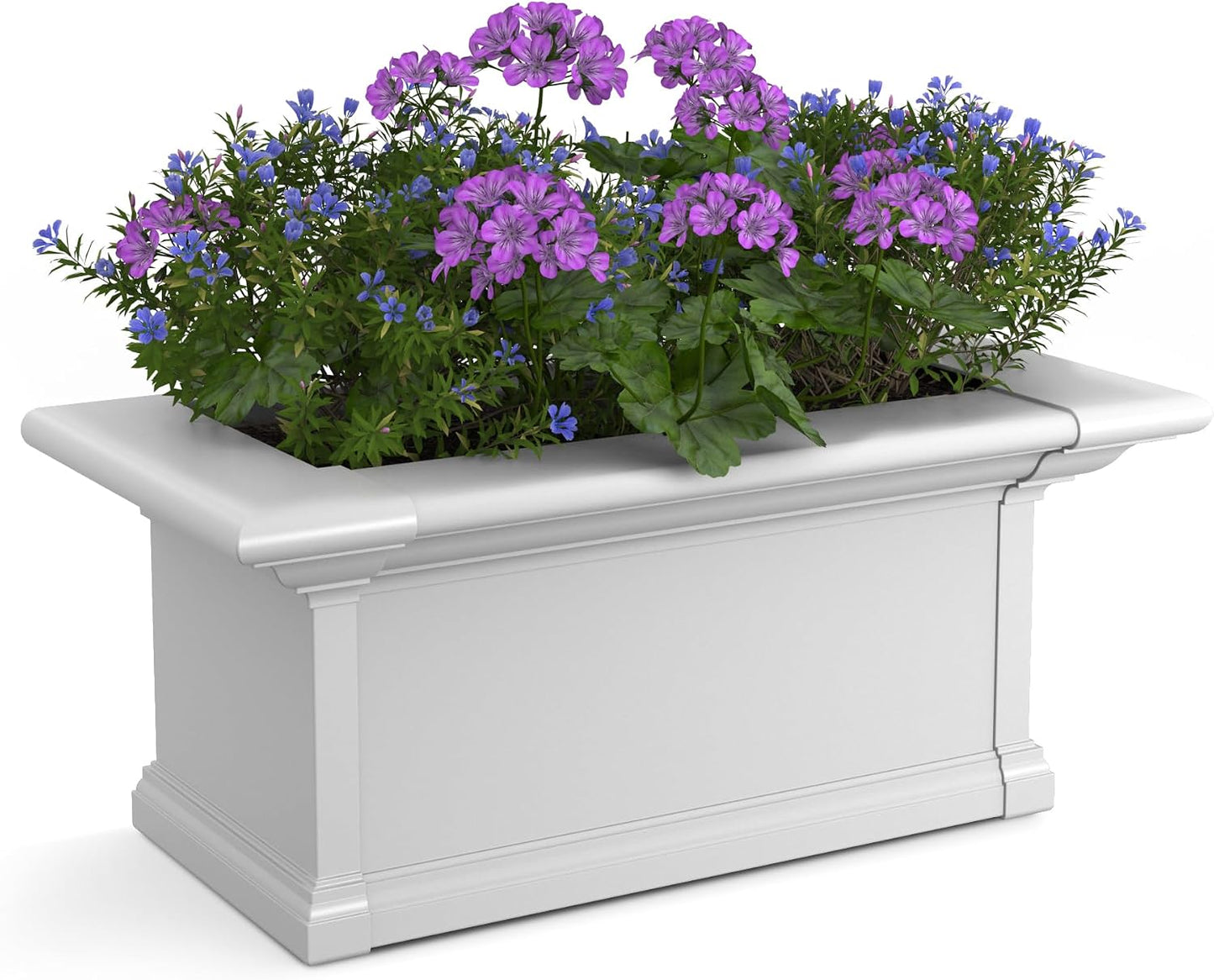 Jardinera para ventana 2ft color blanco