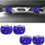 4 Collares Reposacabezas Auto Brillantes con Diamantes