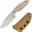 Cuchillo fijo 3.15pulg 154CM hoja rombos mango micarta EDC