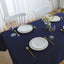 Mantel rectangular azul 54x78pulg impermeable poliéster fiestas