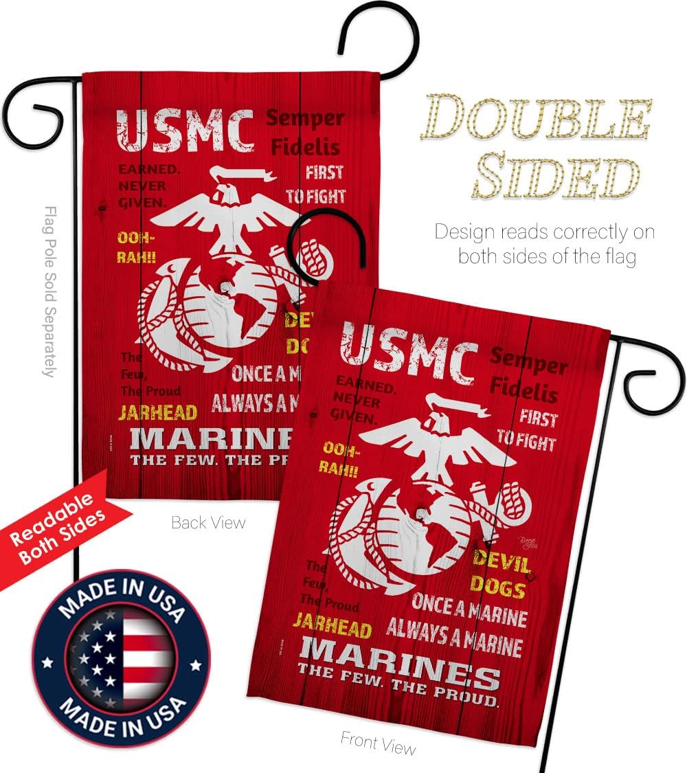 Bandera USMC para jardín decoración casa regalo