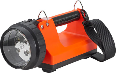 Linterna recargable con cargador CA/CC correa hombro 615