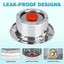 6 Tapas cubo remolque 343-4009 aluminio con kit tapones goma