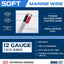Cable marino cobre estañado para barco, dock, RV, solar