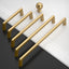 10 Tiradores Bronce Champán 3pulg para Gabinetes Cocina