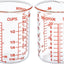 Taza medidora vidrio borosilicato 150ml 5oz set 2