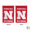 Bandera jardín Huskers NU 100% poliéster diseño G
