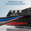 Cable automotriz 35pies rojo/negro batería y audio