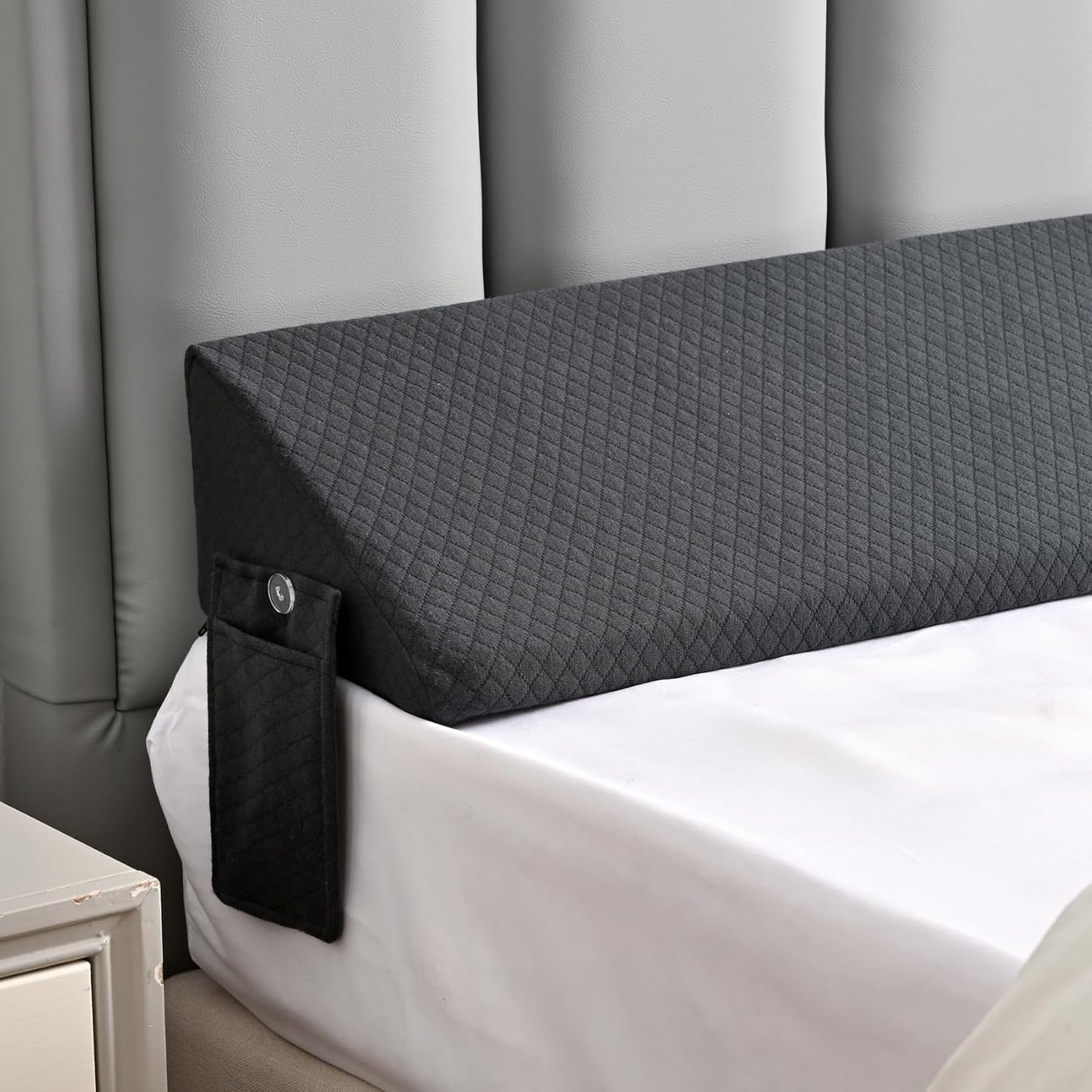 Almohada cuña matrimonial espuma densa 10x6x54pulg
