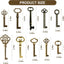 Kit 10 llaves esqueleto universal para muebles antiguos