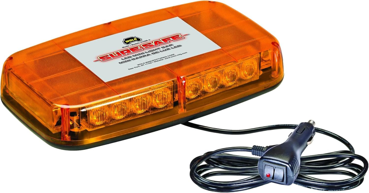 Barra LED ámbar 12V para vehículos IP67 resistente