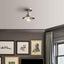 Lámpara techo vintage pantalla metal para pasillo loft