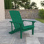 Silla Adirondack Polirresina Terraza Exterior Verde