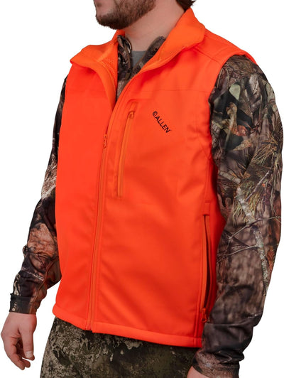 Chaleco caza hombre talla L color naranja intenso