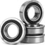 4 Rodamientos 3/4" acero 9Cr18 19x35x13mm para carretilla