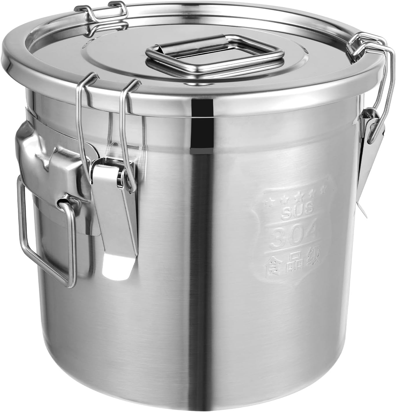 Recipiente hermético acero inox 304 para cocina 405oz