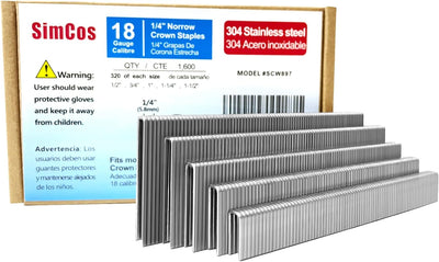 Grapas acero inox surtido 1600 unidades