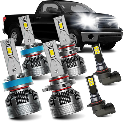 Bombillas blancas 6000K para luces niebla Toyota Tundra