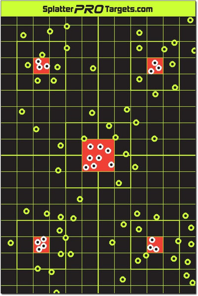 Objetivos salpicadura 12x18 brillante al impactar