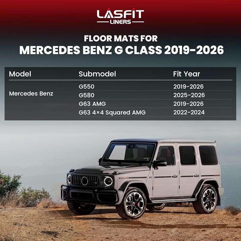Tapete carga Mercedes G Class G550/G63 AMG TPE todo clima