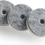 Almohadillas fieltro atornilladas 1.5pulg 40uds color blanco