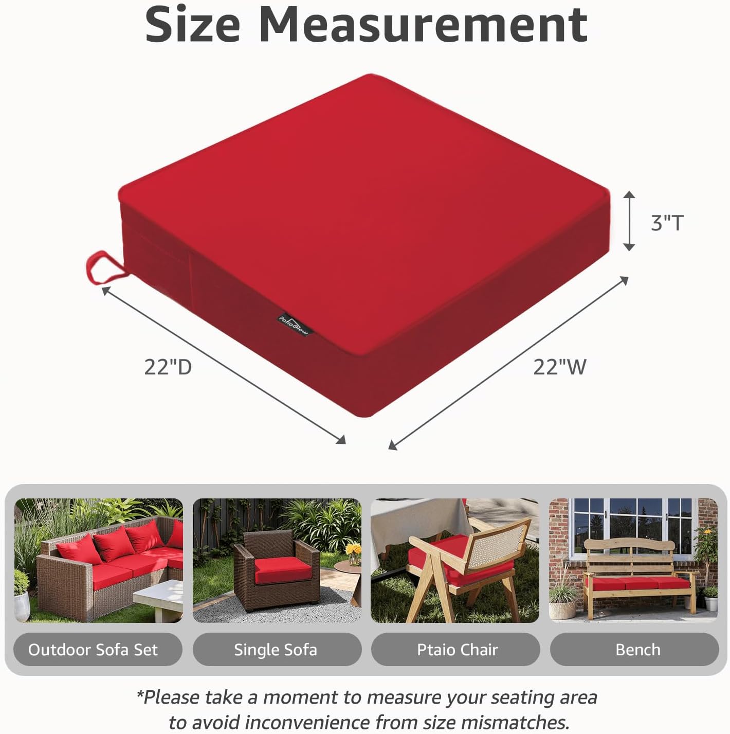 Set 2 Cojines Exterior 22x22" Impermeables