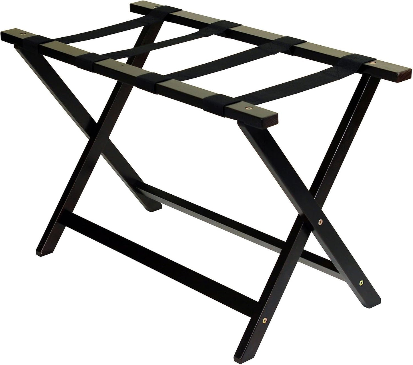 Estantería equipaje resistente 30" ancha madera maciza