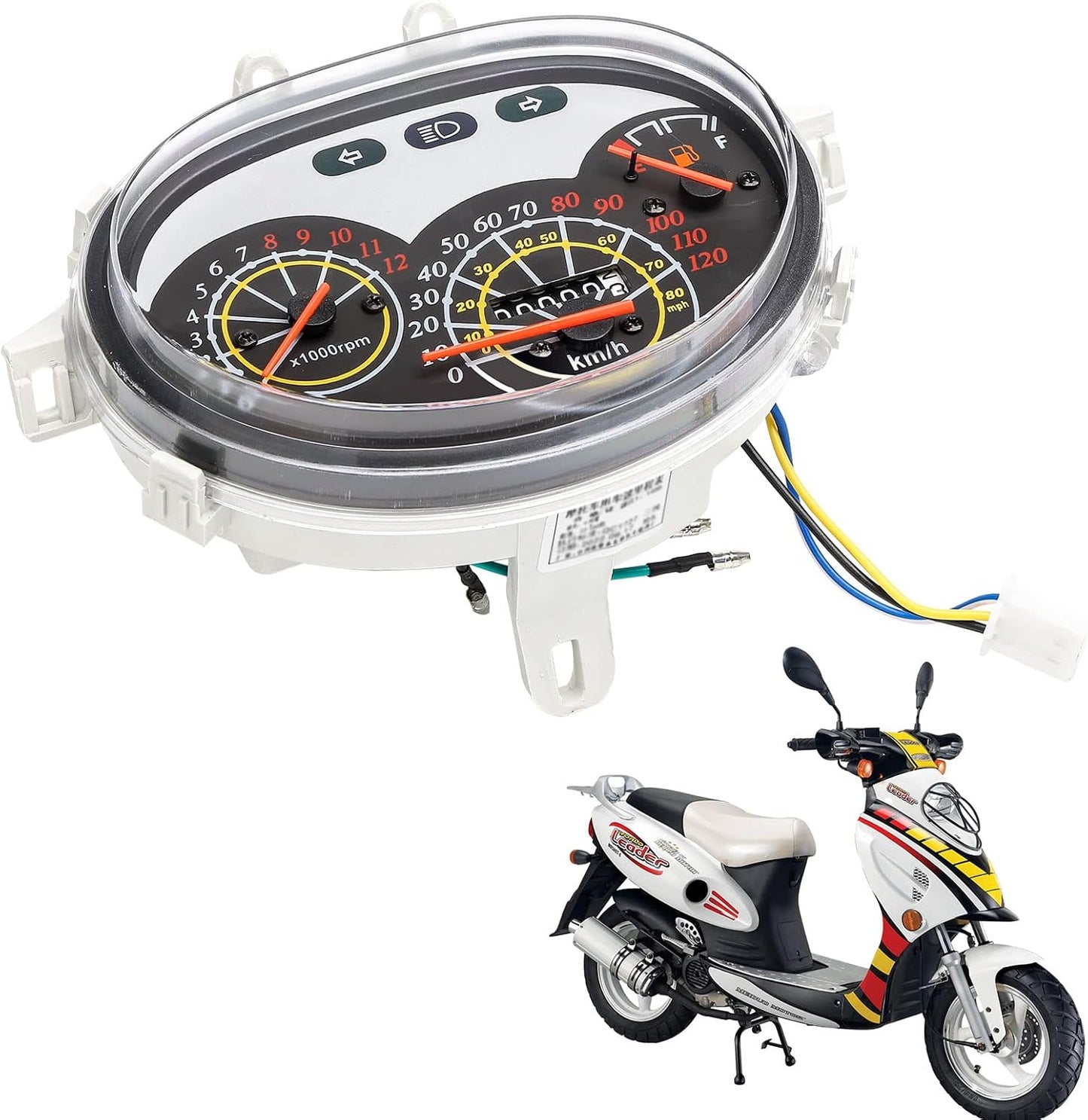 Velocímetro motocicleta Roketa Jonway GY6 4 tiempos