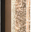 Aplique pared luz LED sensor atardecer negro