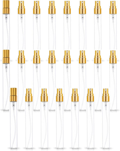 20 Pzas Botellas Spray Vidrio Rellenables para Viaje