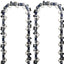 2 Cadenas Sierra Poste 8" Repuesto Harbor Freight