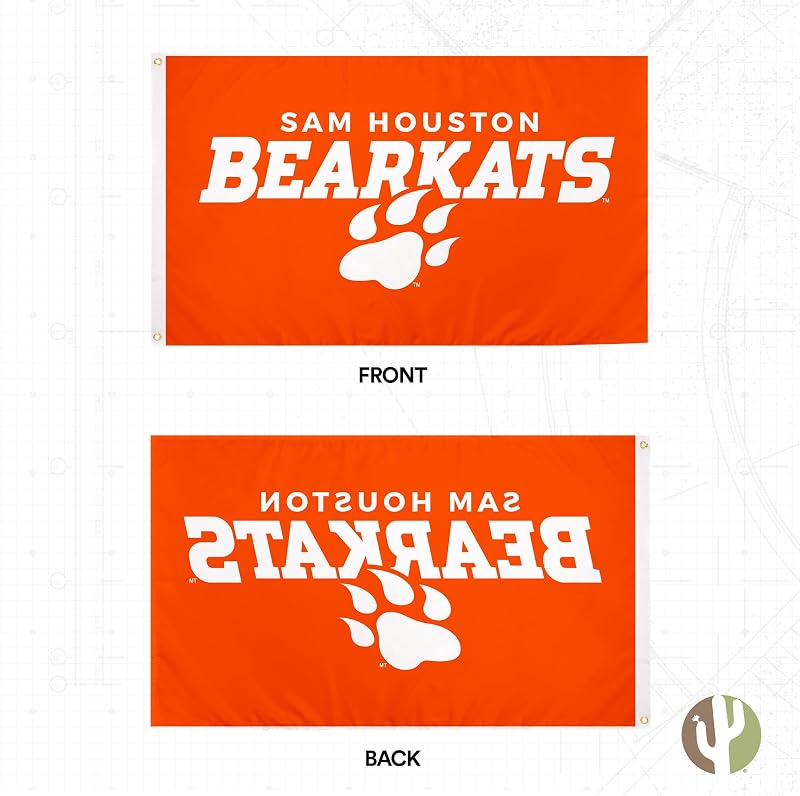 Bandera SHSU Bearkats 3x5 poliéster interior exterior