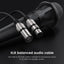 Cable XLR macho a hembra 10pies cancelación ruido