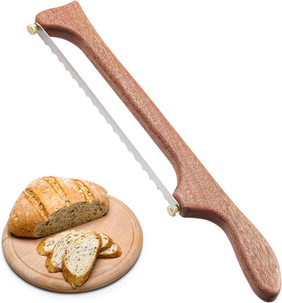 Cuchillo pan de arco para masa madre diseño lazo