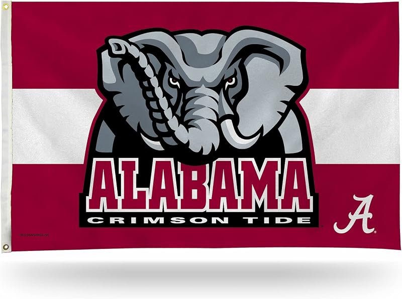 Bandera NCAA Alabama Crimson Tide 3x5ft para hogar