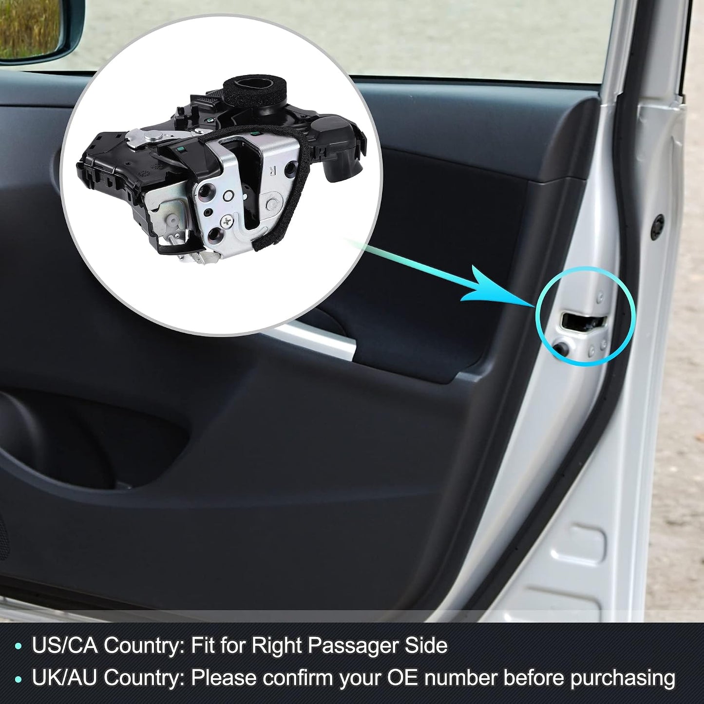 Actuador cerradura puerta pasajero Toyota 4Runner 03-09