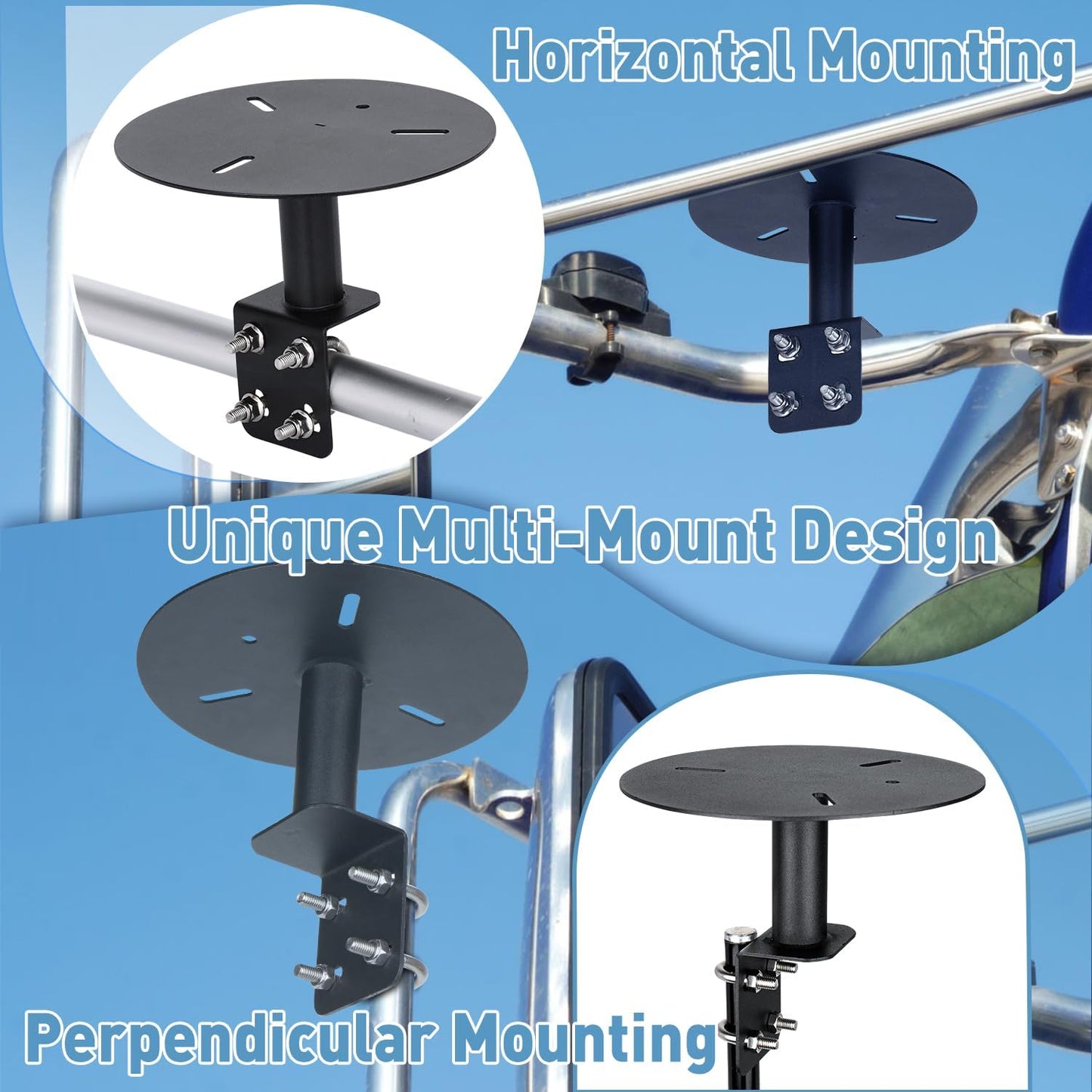 2 Pzas Soporte Luz Estroboscópica Universal para Camiones
