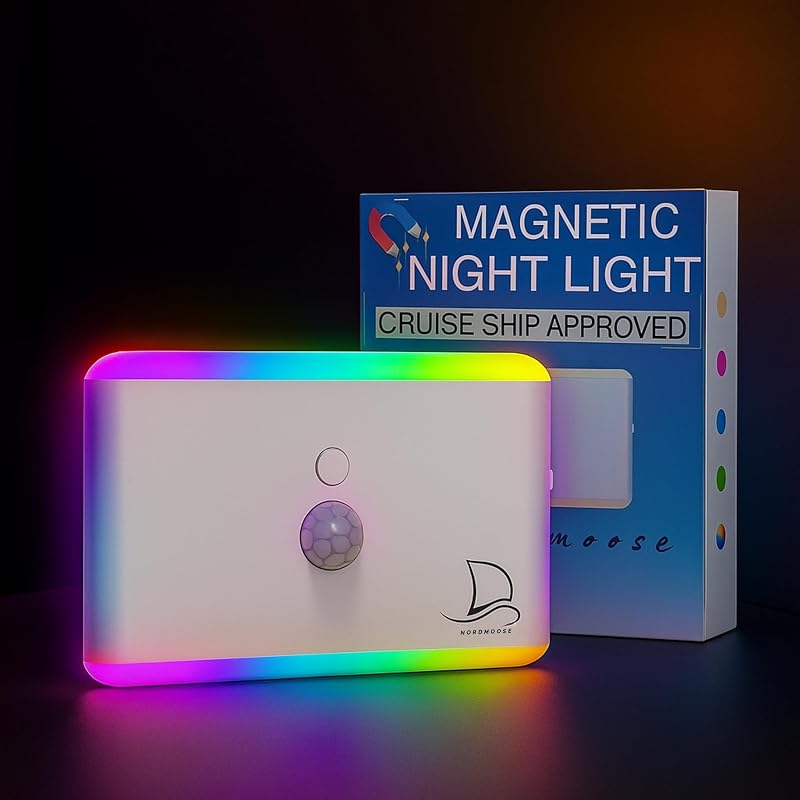 Luz nocturna magnética sensor movimiento cabina crucero