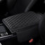 Funda reposabrazos coche cuero con 2 bolsas almacenamiento