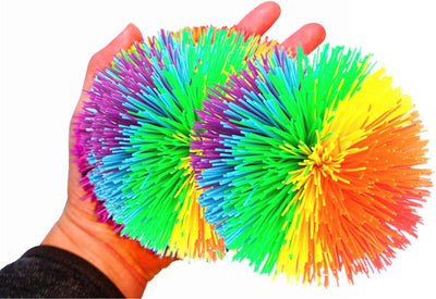 2 Bolas Silicona Arco Iris Antiestrés Malabarismo