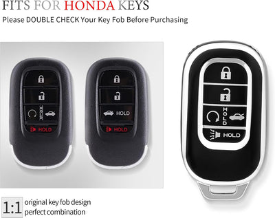 Funda llavero Honda 2022-23 5 botones color negro