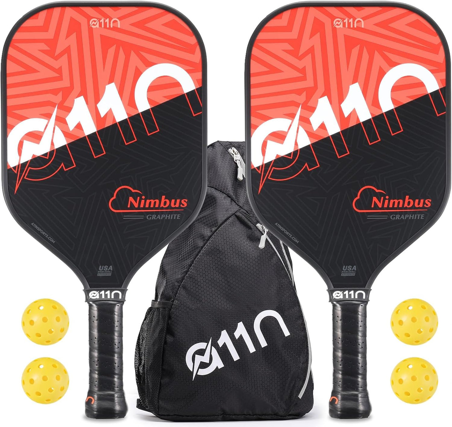 Paletas Pickleball Set 2 o 4 con Bolas y Bolsa